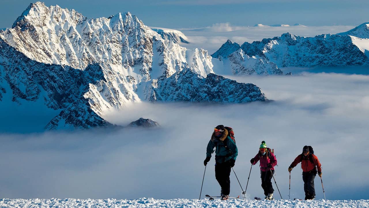 Warren Miller's Wintervention backdrop