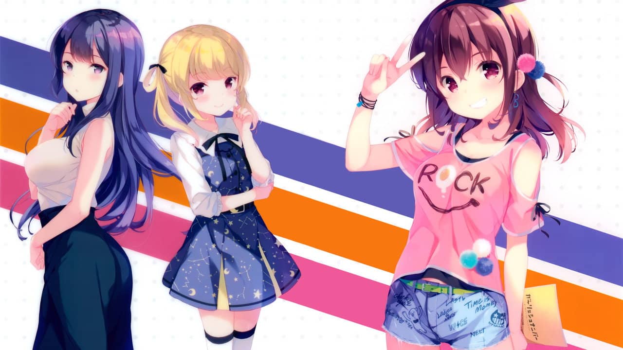 Girlish Number backdrop
