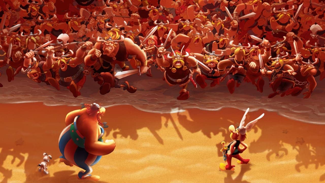 Asterix and the Vikings backdrop