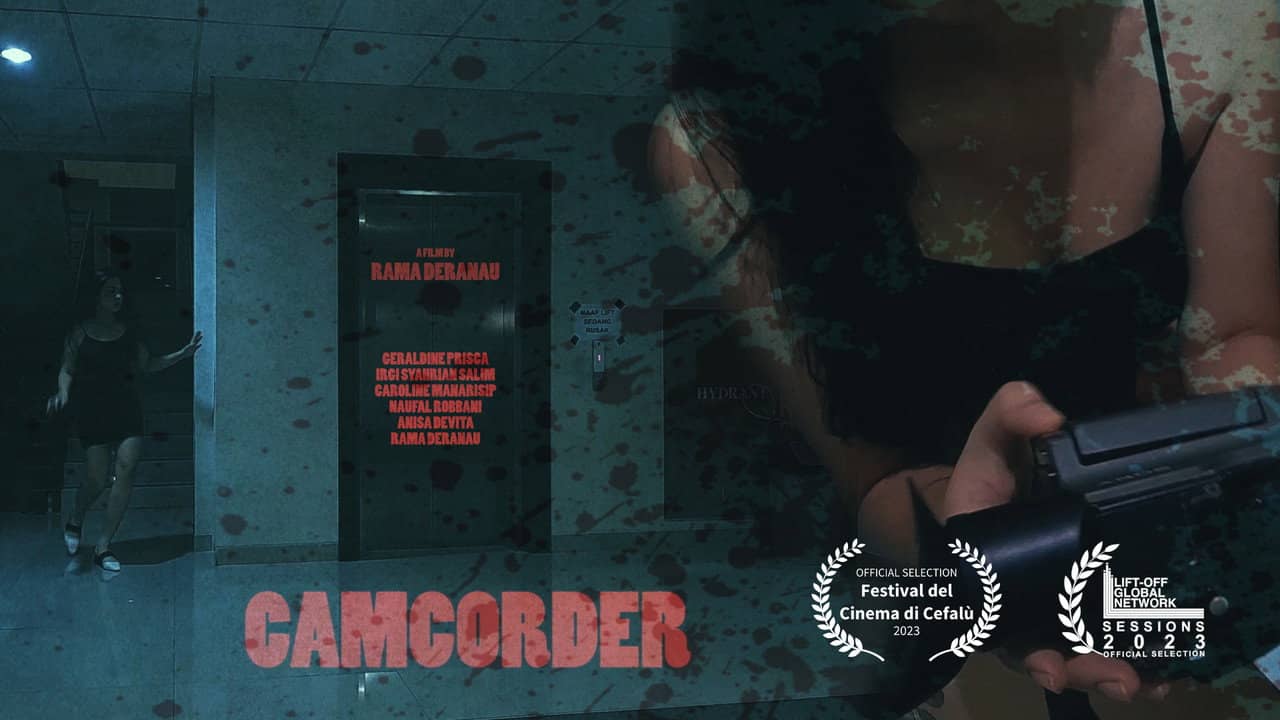 Camcorder backdrop
