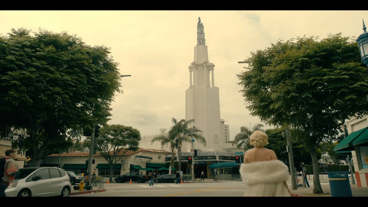 LA. LA. End backdrop