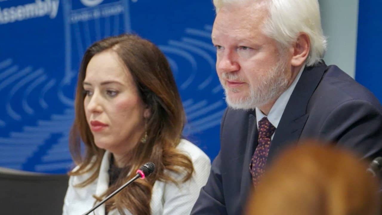 Julian Assange: Silenced backdrop