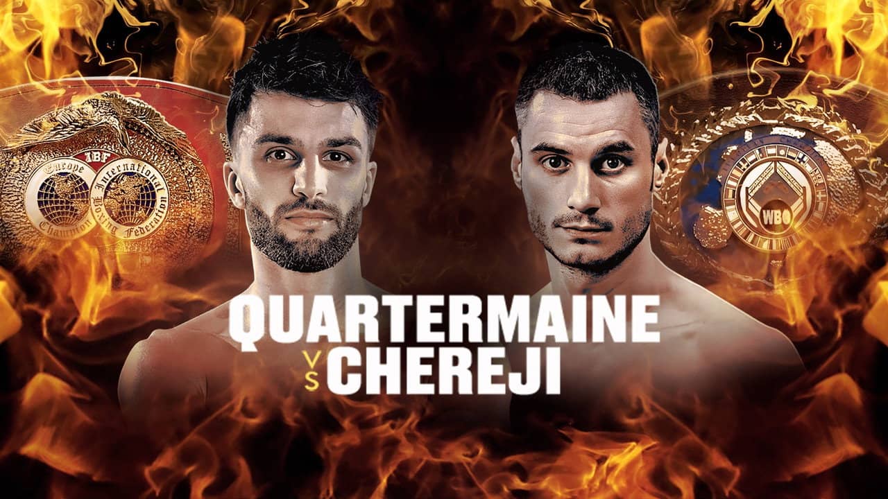 Danny Quartermaine vs. James Chereji backdrop