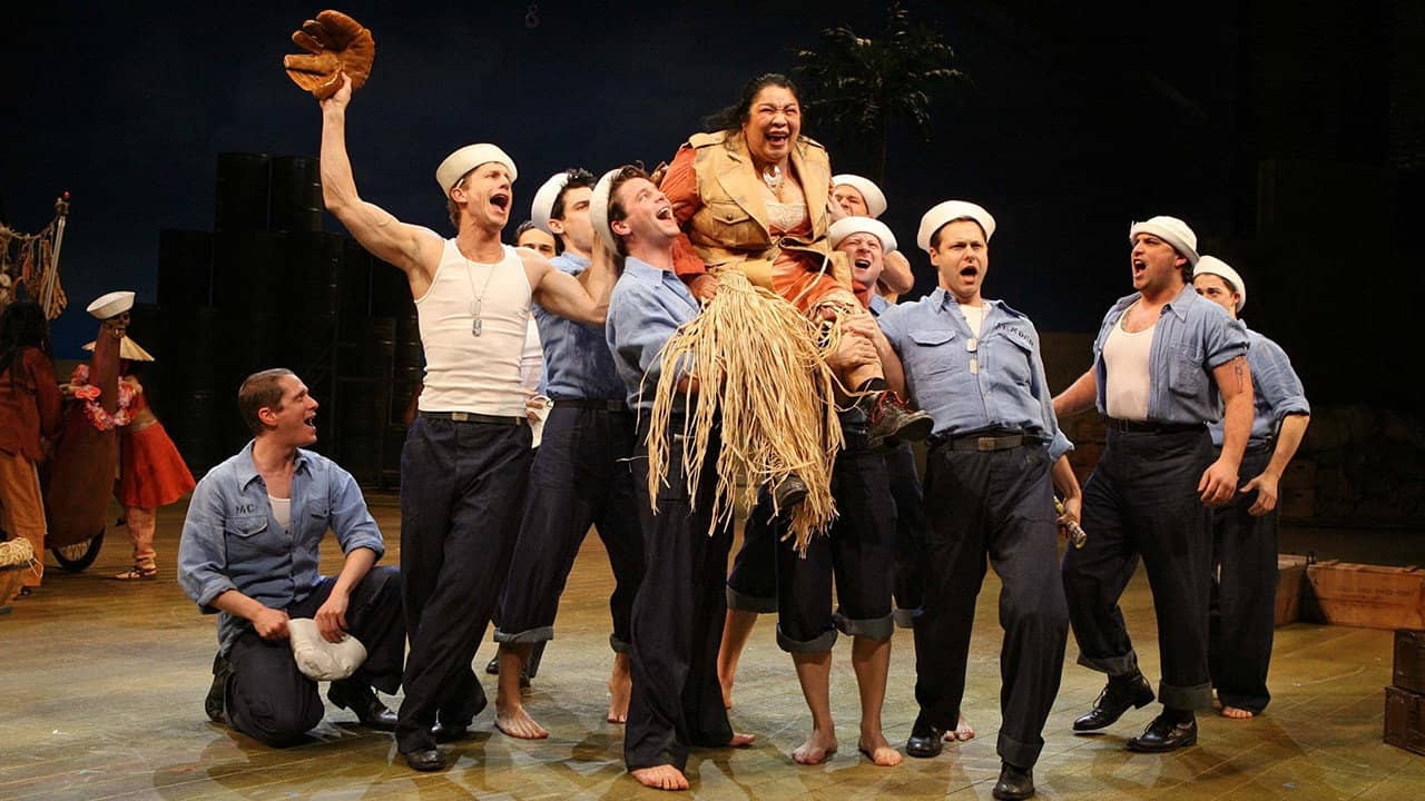 South Pacific backdrop