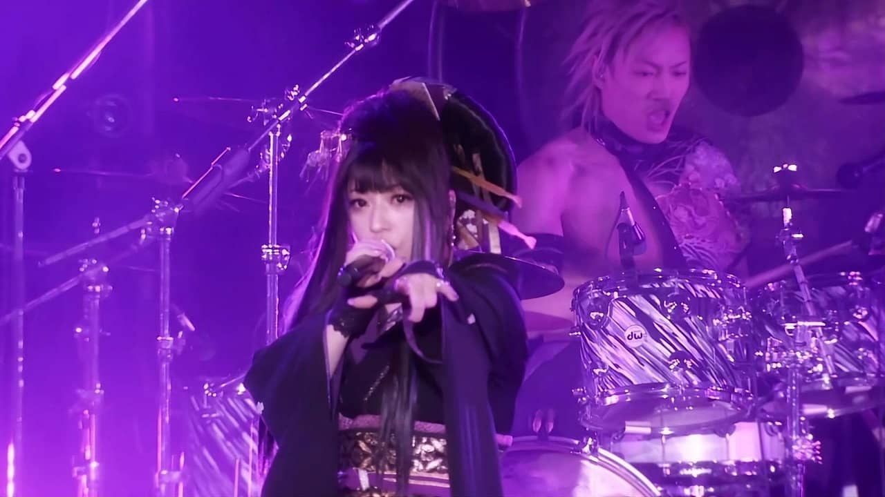 Wagakki Band: 1st JAPAN Tour - Hibiya Yagai Ongakudo backdrop