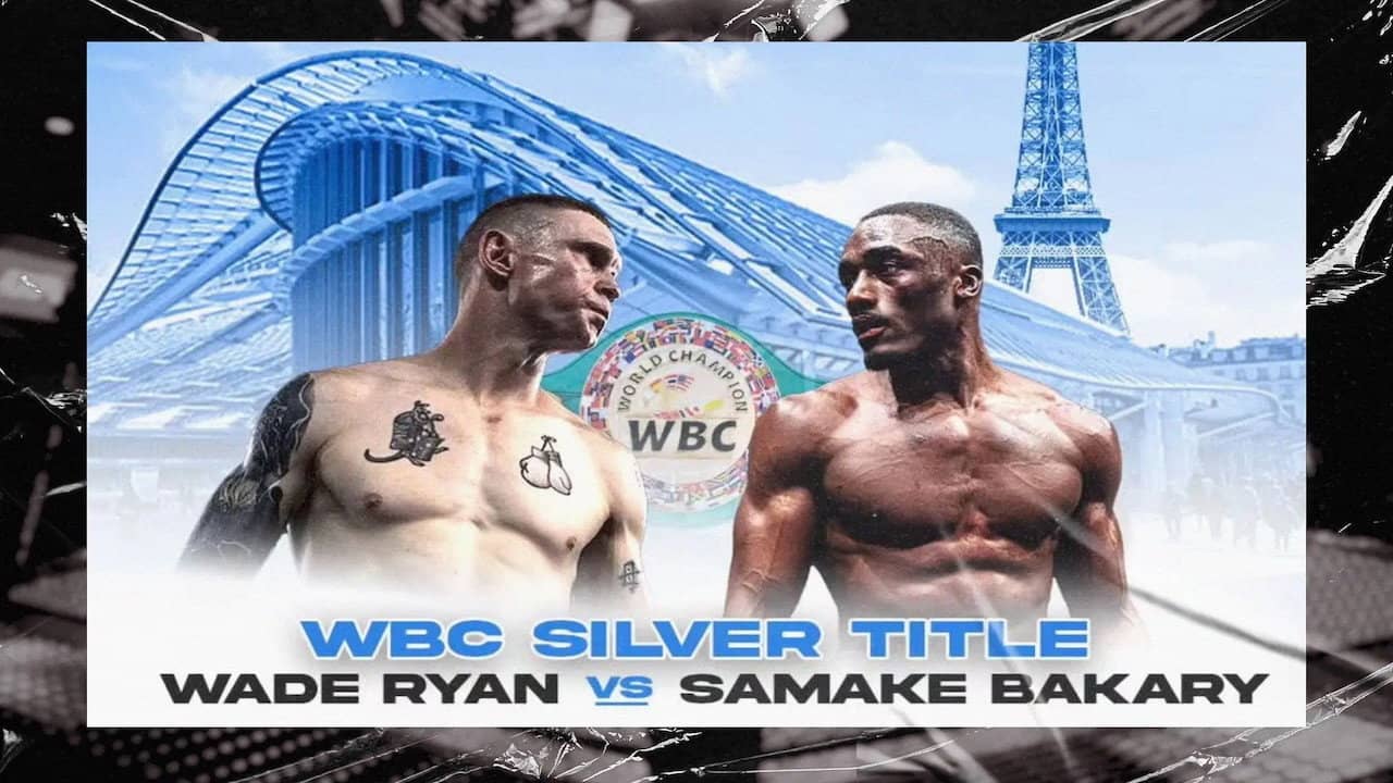 Bakary Samake vs. Wade Ryan backdrop