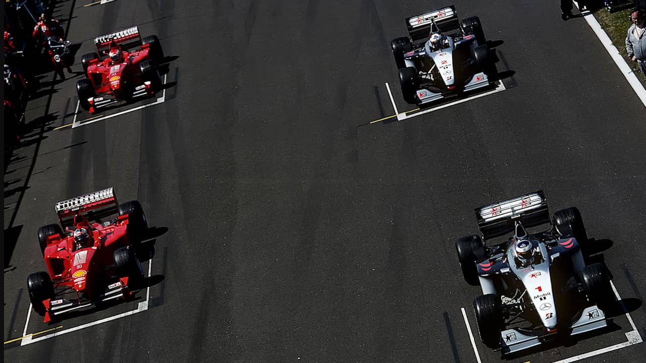 The Champion On The Track: The Official Review Of The 1999 FIA Formula One World Championship backdrop