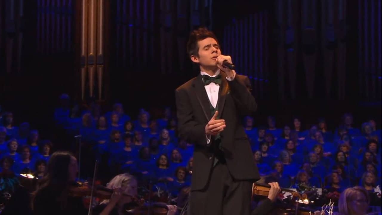 Glad Christmas Tidings Featuring David Archuleta backdrop