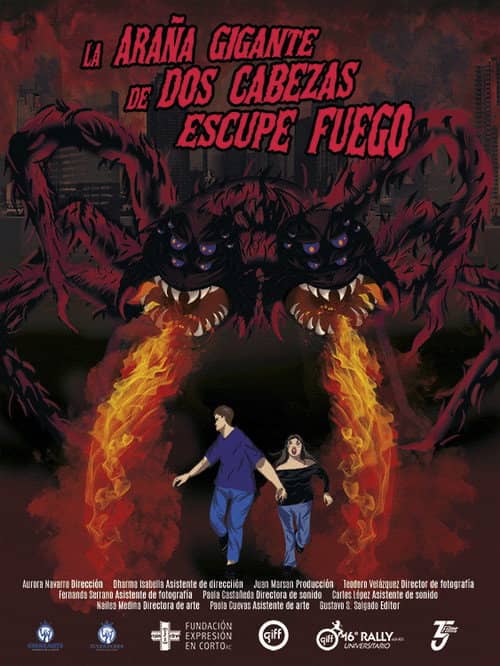 La Araña Gigante de Dos Cabezas Escupe Fuego