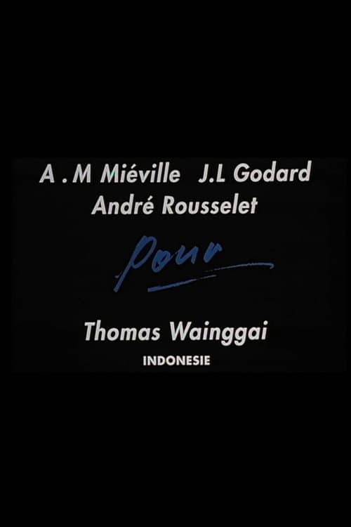 For Thomas Wainggai
