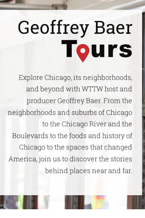 Chicago Tours with Geoffrey Baer Season 01 poster