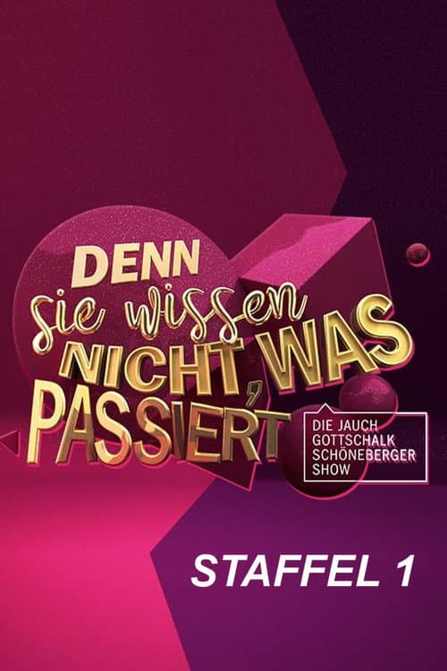 Denn sie wissen nicht, was passiert Season 1 poster