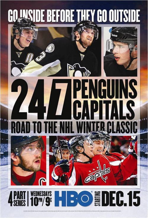 Road to the NHL Winter Classic 2011: Pittsburgh Penguins vs. Washington Capitals poster