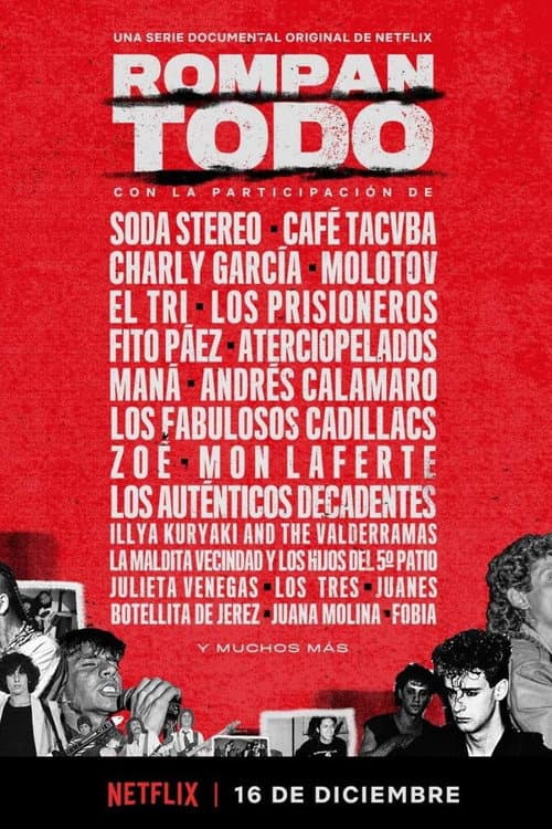 BREAK IT ALL: The History of Rock in Latin America Miniseries poster