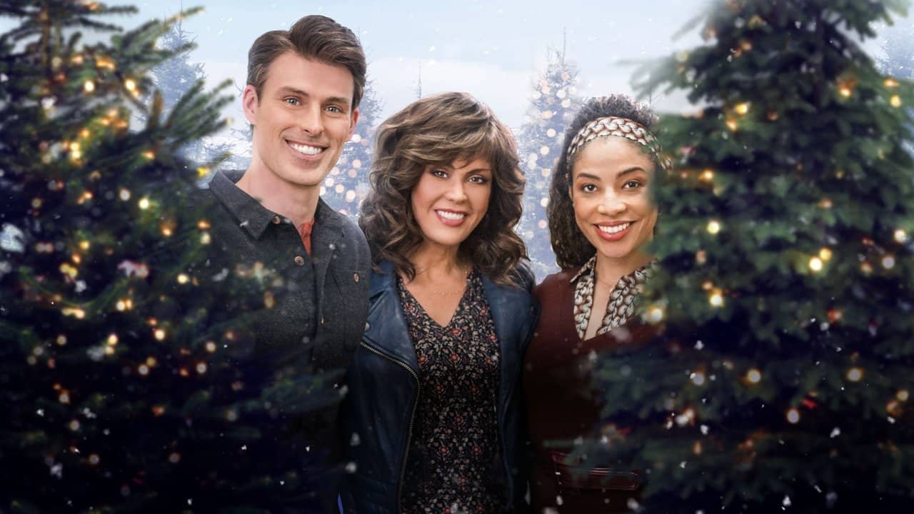 A Fiancé for Christmas backdrop