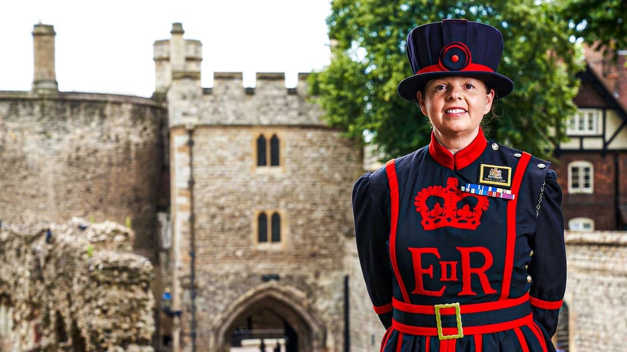 Inside the Tower of London backdrop