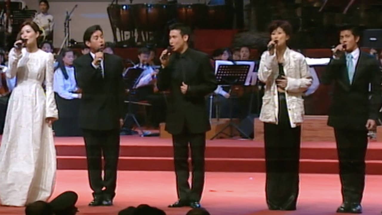 1997年香港回归文艺汇演 backdrop