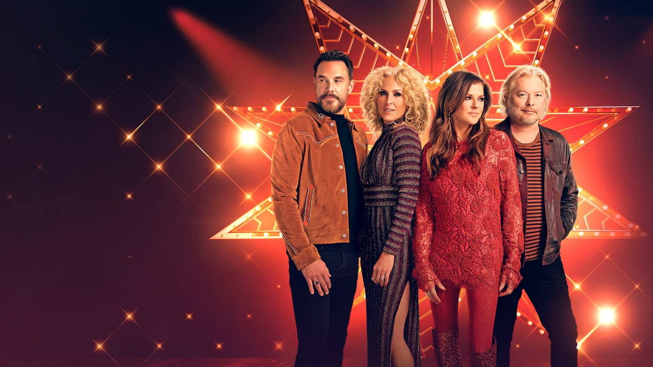 Little Big Town's Christmas at the Opry backdrop