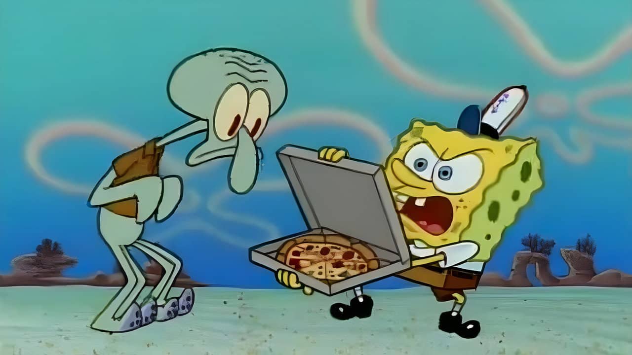 SpongeBob Squarepants: Christmas backdrop