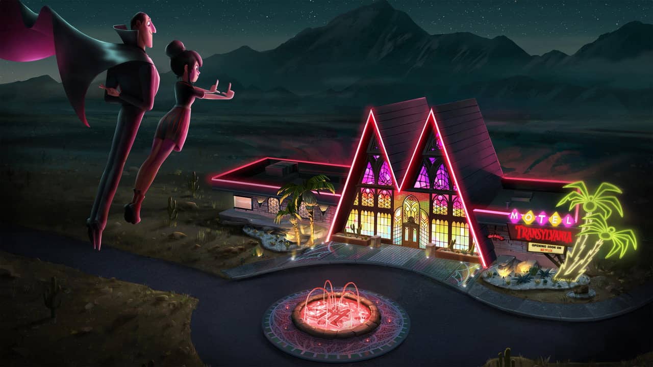 Motel Transylvania backdrop