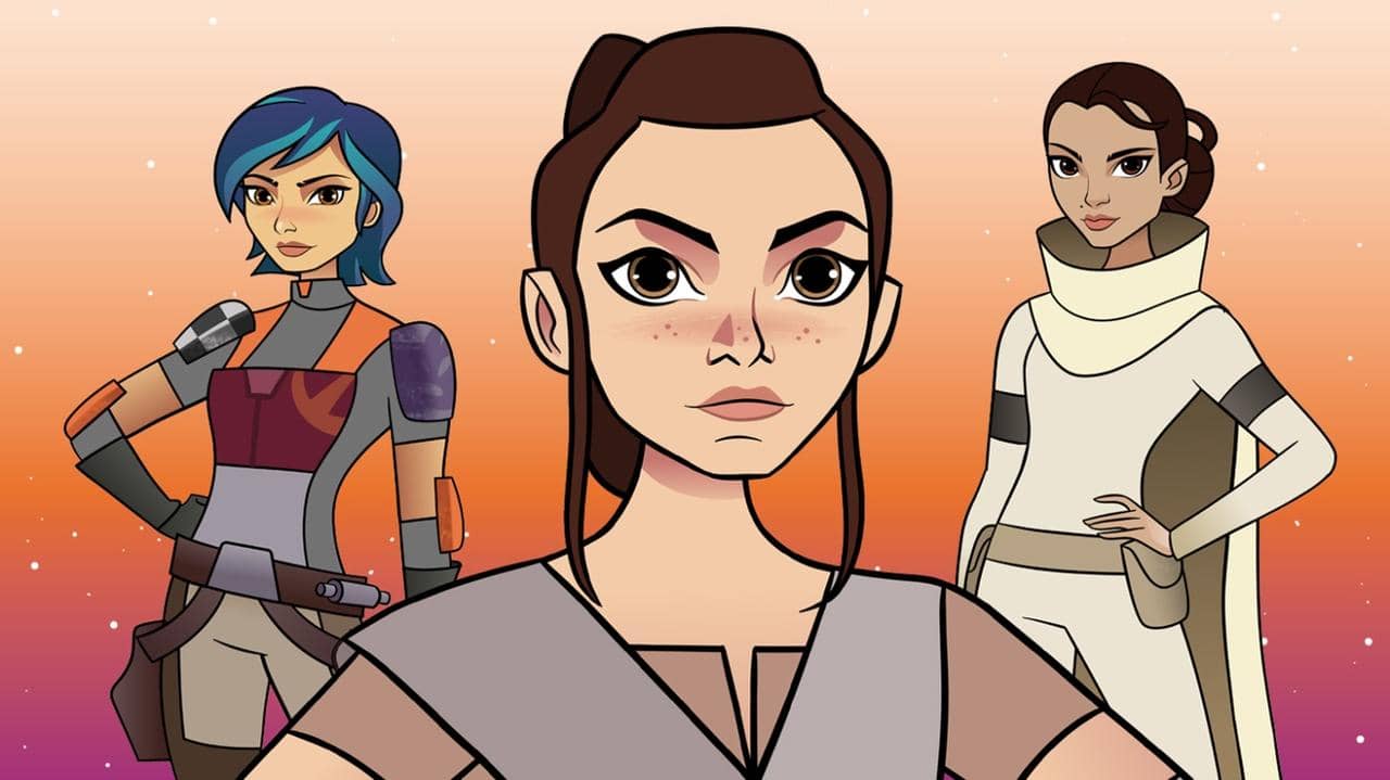 Star Wars: Forces of Destiny backdrop