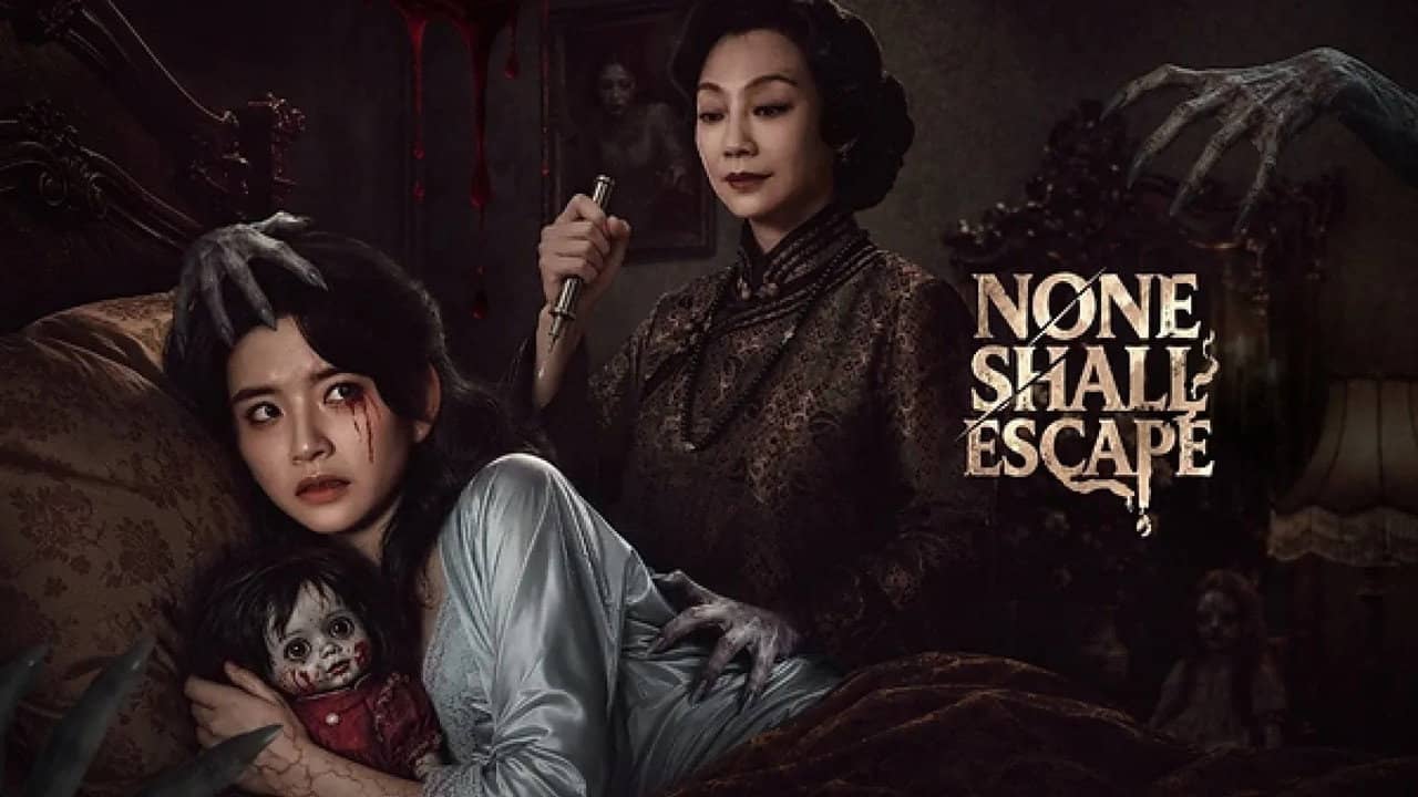 None Shall Escape backdrop