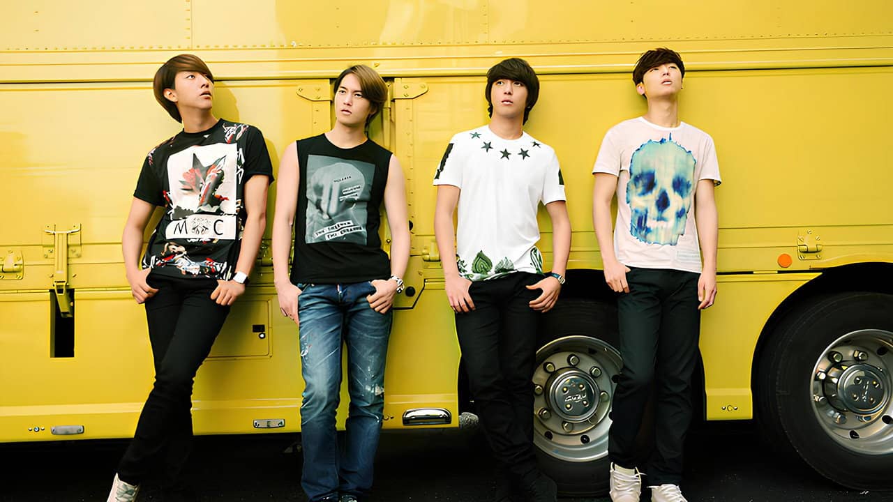 The Story of CNBLUE:NEVER STOP backdrop