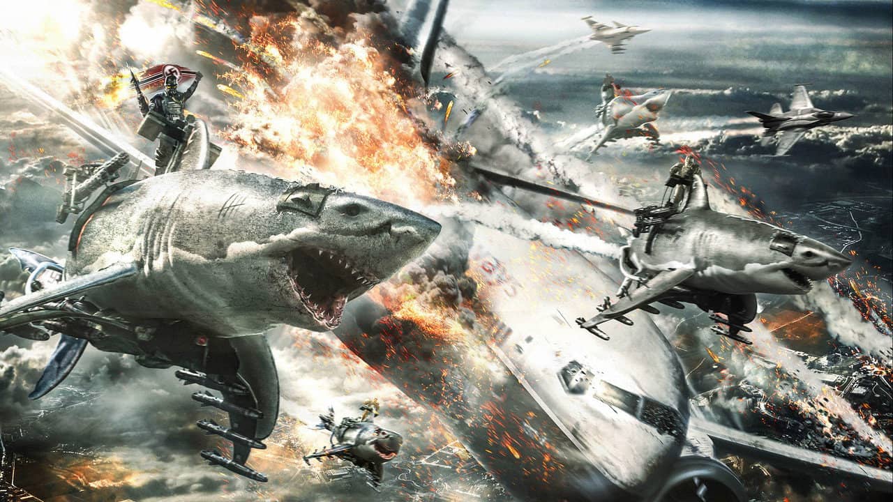 Sky Sharks backdrop